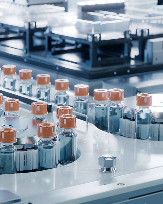Vial filling line