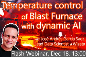 Data-driven Blast Furnaces Temperature Control with Dynamic AI